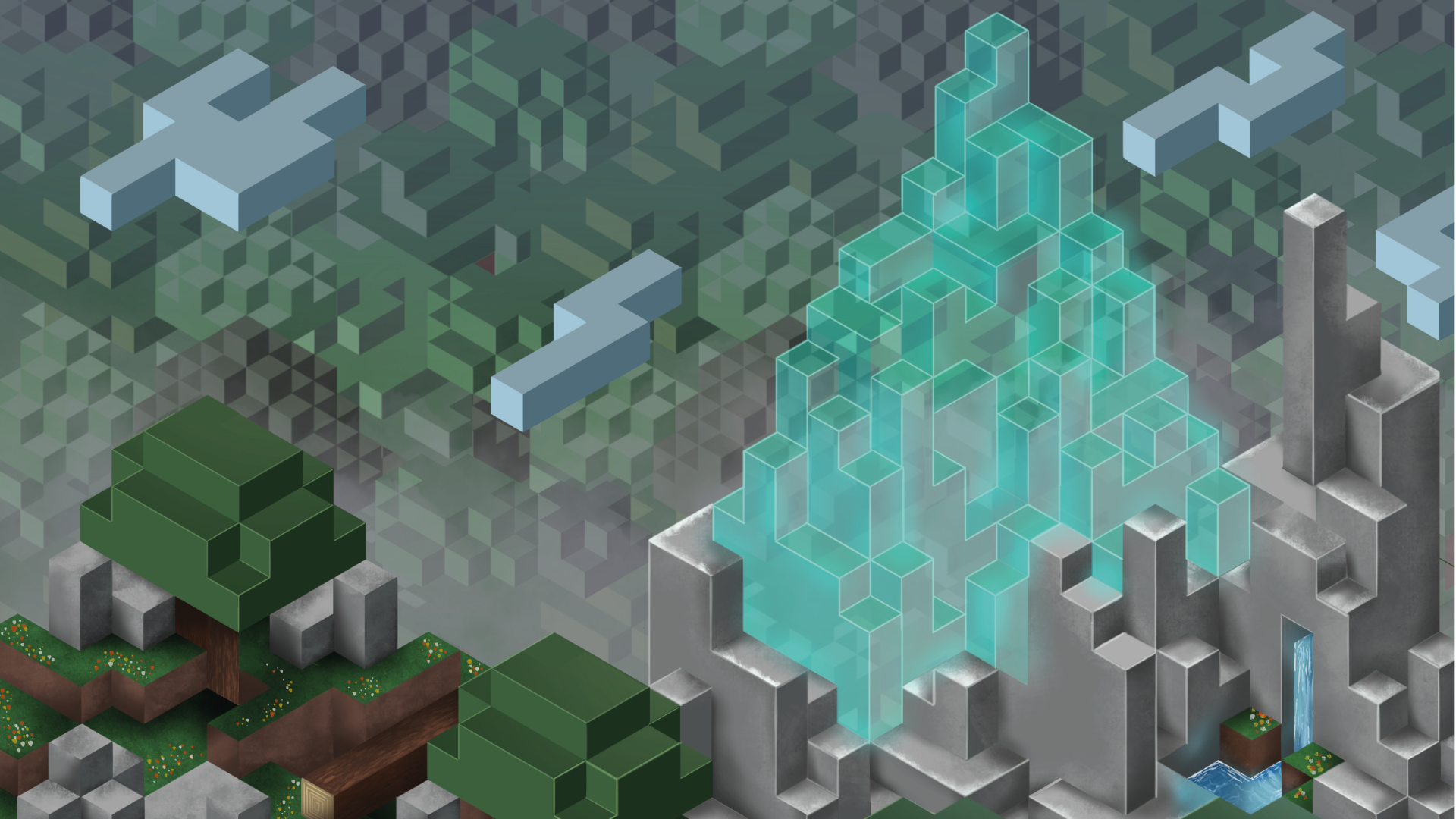 Minecraft Feed The Beast FTB Plexiglass Mountain image